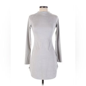 Elegant Gray Mini Dress